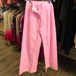 Palazzo pants, bright pink